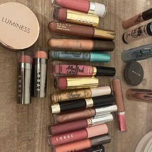 Luxury lip products; Becca, too faced,Mally, Lorac